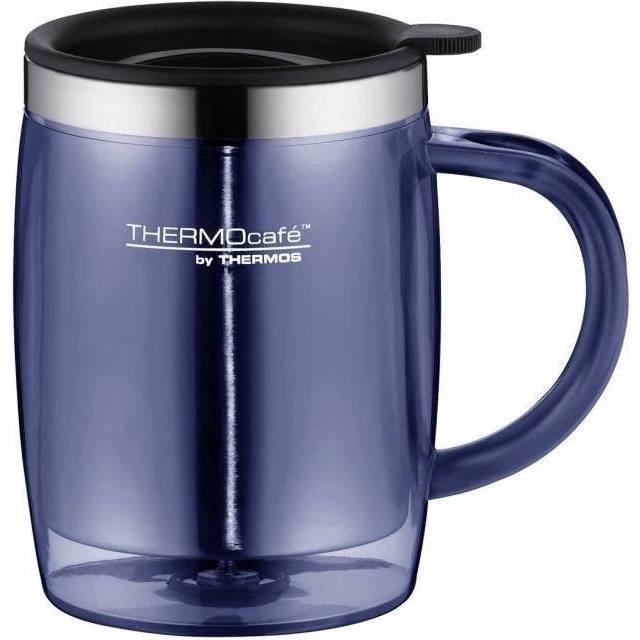Thermos ThermoCafe Soft Touch Desk Mug 450ml, Grey