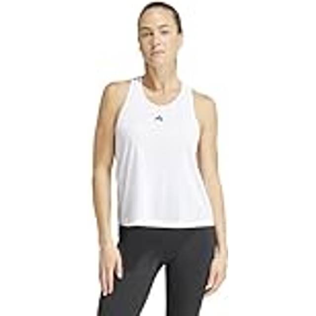 adidas Womens Train Essentials Tank - White, White, Size Xs, Women - XS