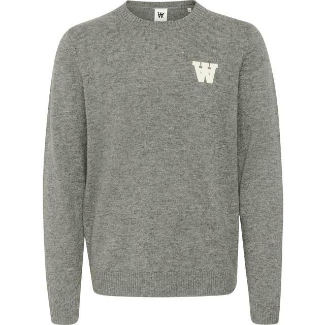 Wood Wood Tay Pullover - Light Melange Grey