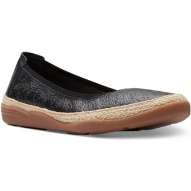 Clarks Elaina Rae Leather Flat
