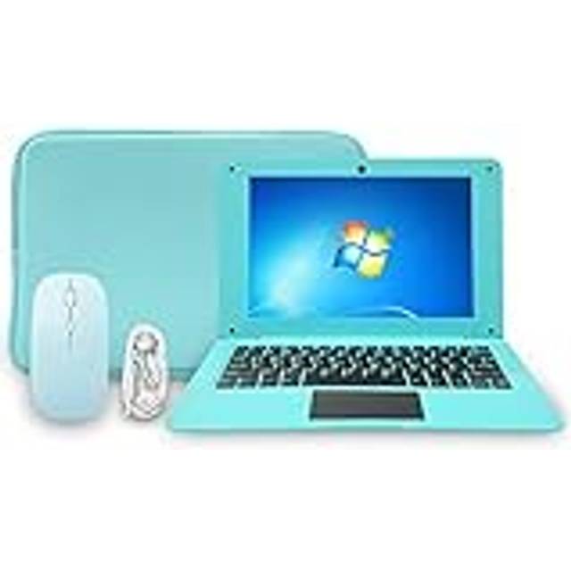 iSTYLE 10,1 tum Windows 10 ultratunn Full HD Bärbara datorer 2 GB RAM 32 GB lagring [Atom 1,44 Ghz Quad Core USB 3.0 WiFi HDMI Bluetooth] laptoptillbehör, laptopväska musmatta hörlurar