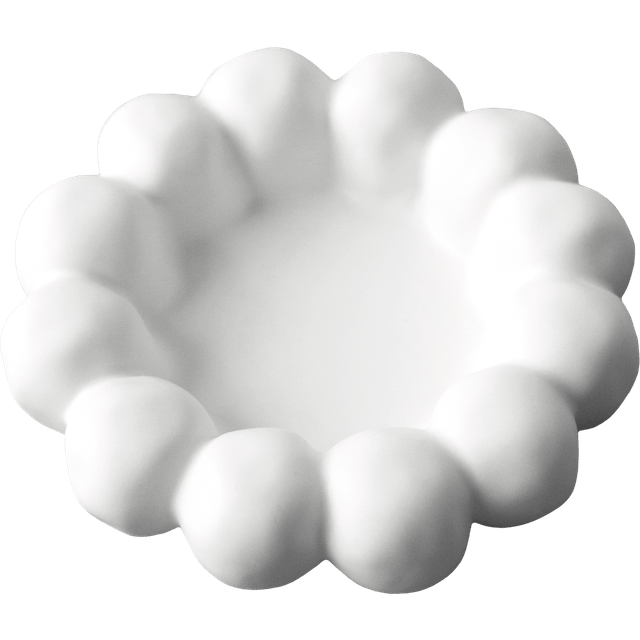 DBKD Bright Lysfad Ø17 cm White Fyrfadsstage
