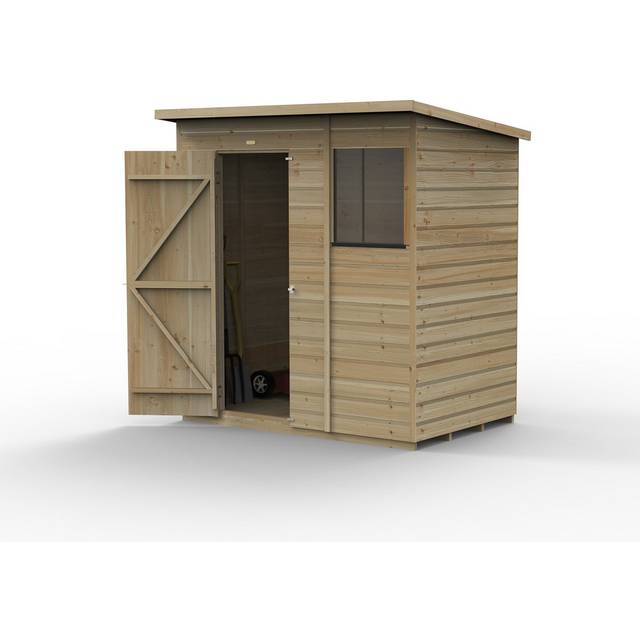Beckwood 6x4 Pent Shed - Installation Included / Without Base / 1
