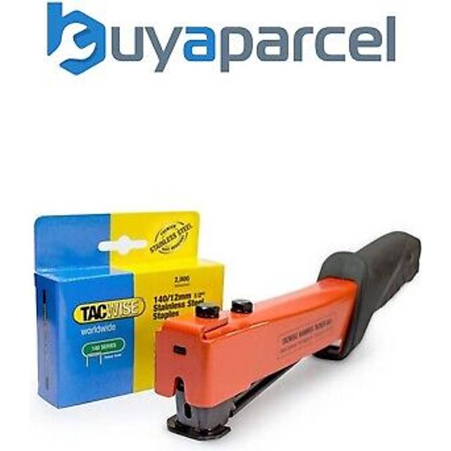Tacwise - 1262 A54 Hammer Staple Tacker Heavy Duty 2000 x 12mm Staples - 140 T50
