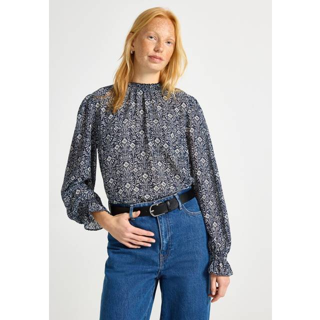 LINDEX Blouse Lizzie |Marinblå |M