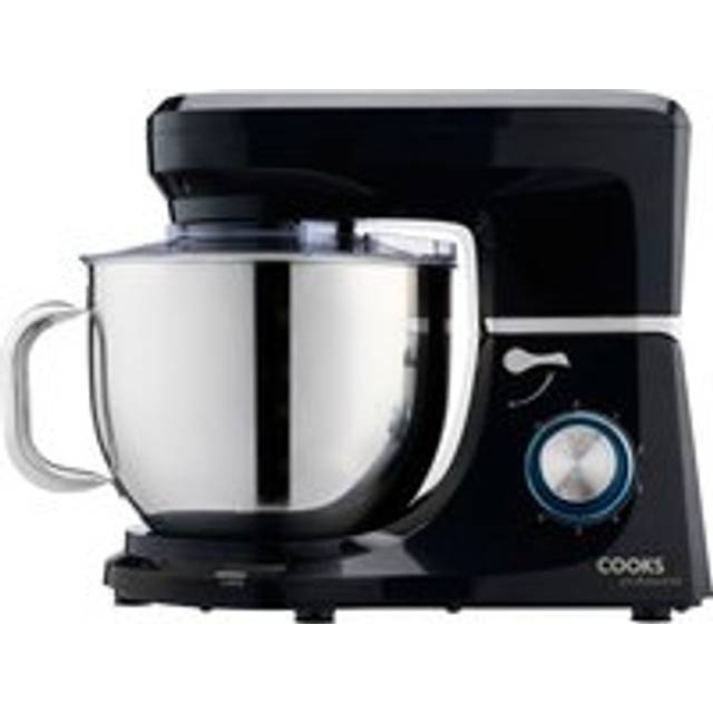 Food Baking Stand Mixer 8 Speed 7 Litre Mixing Bowl 1200W Black - One Size
