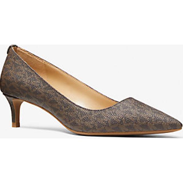 MK Alina Flex Logo Kitten Pump - Natural - Michael Kors - UK 2