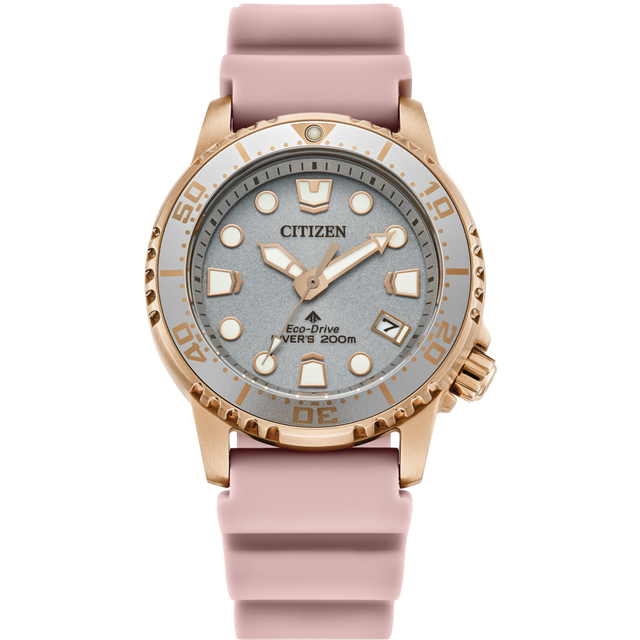 Citizen Promaster WoMens Pink Watch EO2023-00A Silicone - One Size