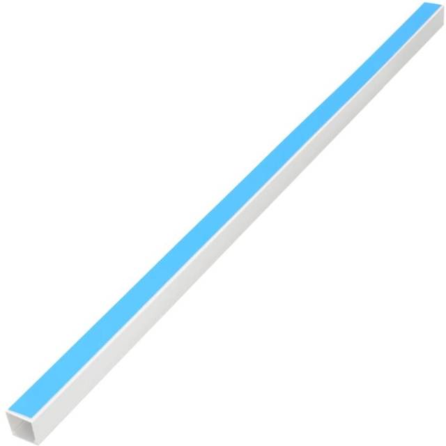 vidaXL Cable Trunking Self-Adhesive 30x20 mm 30 m PVC - White