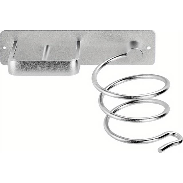 TEMU Aluminum Hair Dryer Holder Wall Hanger Rack Organizer Hook Spiral Shelf Bathroom