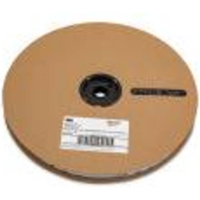 3M SJ 3527N Kardborreband för fastlimning Fleecedel (L x B) 1000 mm x 25 mm Svart Metervara