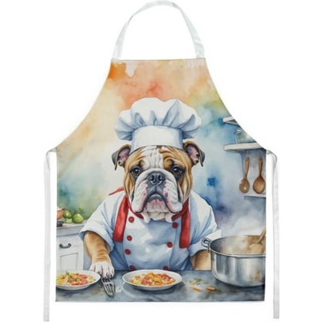 Carolines Treasures DAC6242APRON 30 x 27 in. English Bulldog The Chef Apron