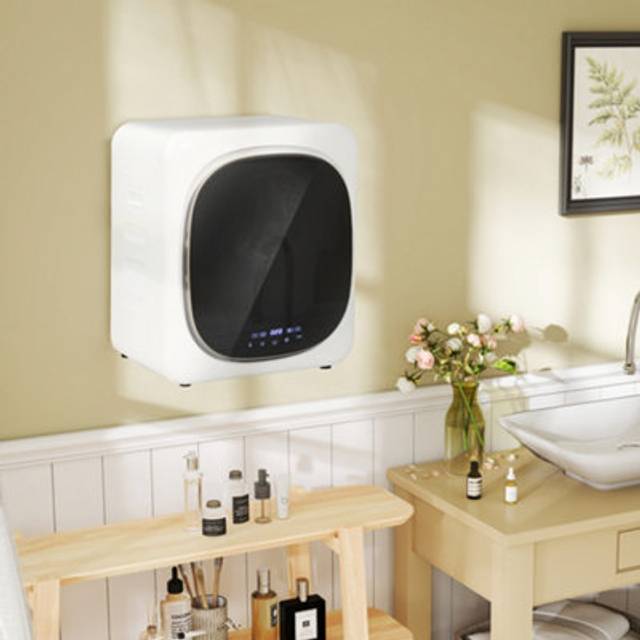 HOMCOM 4kg 800W Vented Tumble Dryer with Deodorize, Smart Mode