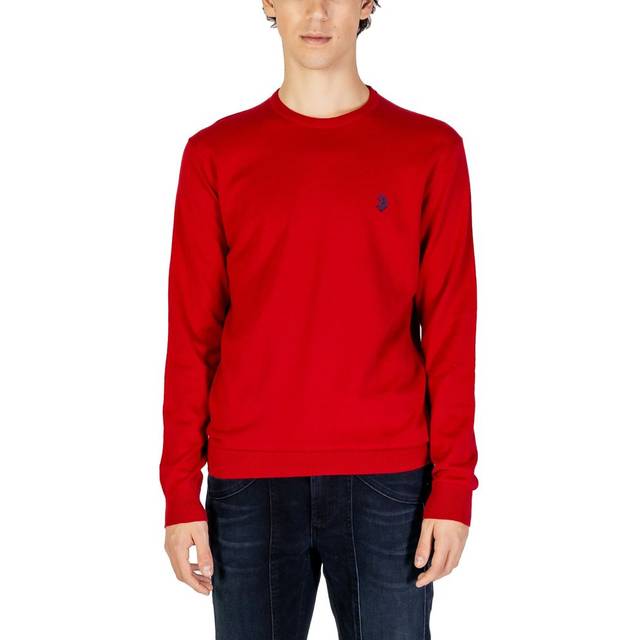 Red Cotton Sweater - IT52 | XL