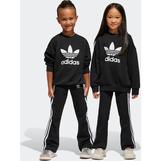 adidas Originals - Sweatshirt + sweatbyxa Loose Crew Set - Svart