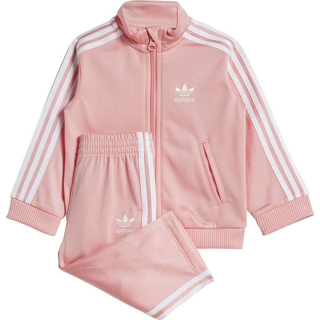 Adidas Firebird Unisex Tracksuits - Pink - Size: 2 - 3 Years - Poly Tricot - Foot Locker
