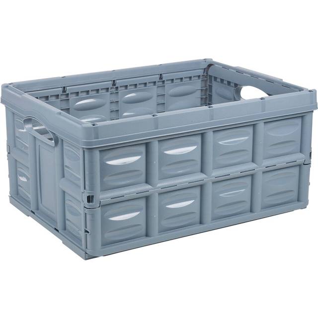 Extra Large Foldable Plastic Organiser Box - Blue