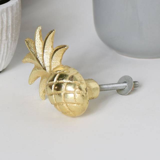 Lokki 75mm Pineapple Novelty Knob - Gold