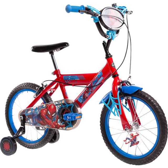 Huffy Marvel Spiderman Luxury Cykel, Blå 16 tum