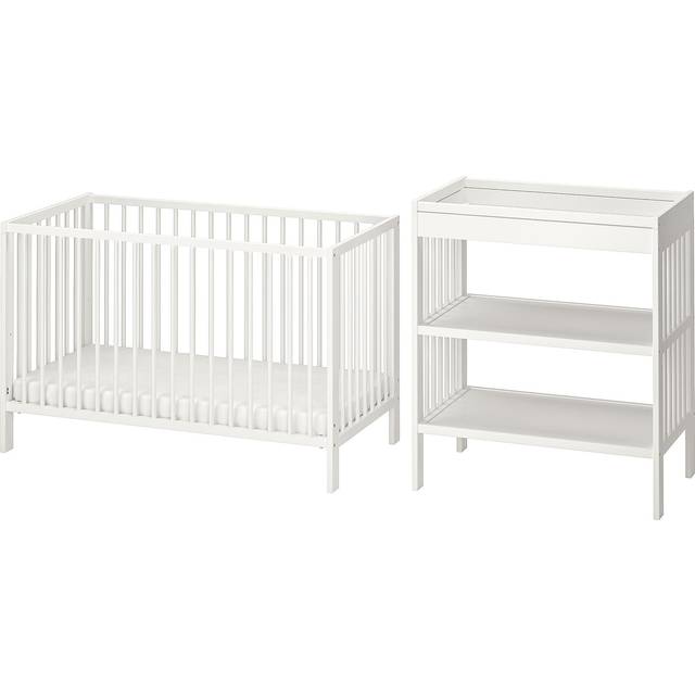 GULLIVER babymöbler, 2 delar, vit, 60x120 cm