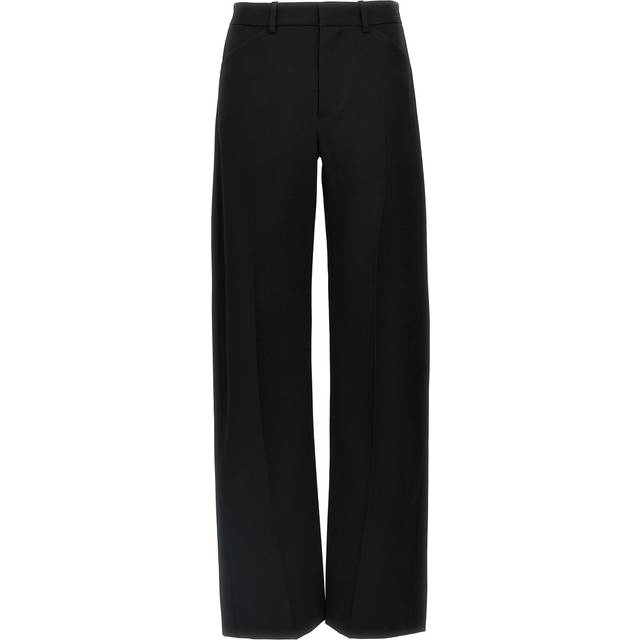 Alexander Wang Black Mid-Rise Tailored Trousers - BLACK - US 4