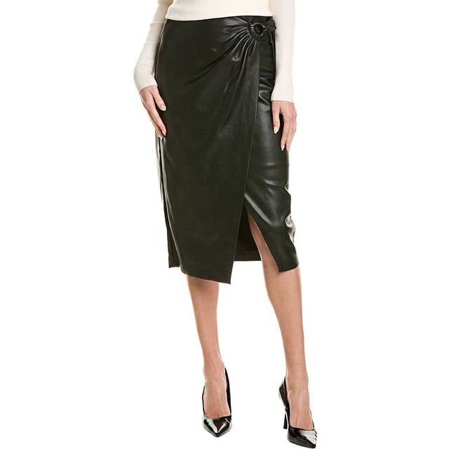 Elie Tahari Midi Wrap Skirt