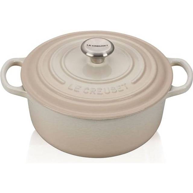 Le Creuset Le Creuset Signature rund gryta 4,2 l Meringue - Beige