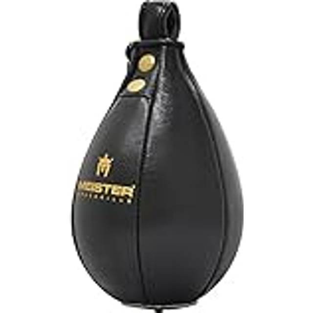 Meister SpeedKills läderväska med lätt latexblåsa – svart – liten (19 cm x 12,7 cm) (19 cm x 12,7 cm)