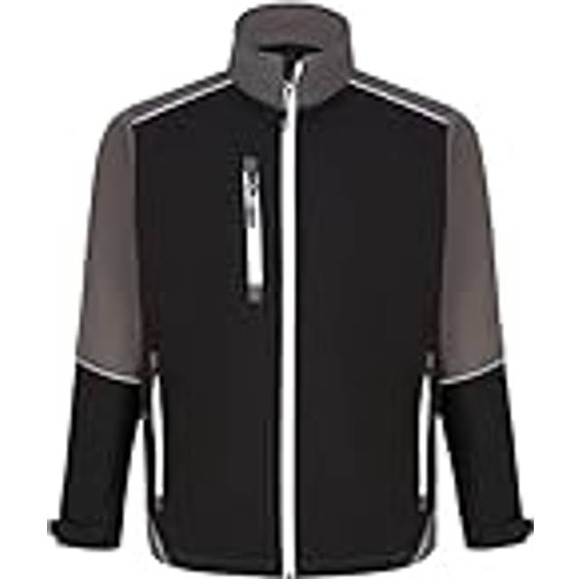 Orn Clothing 4283 Fireback Softshell Jacket Black/Graphite XL Colour: