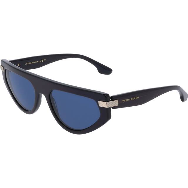 Victoria Beckham VB685S Sunglasses 415 Metallic Midnight Blue