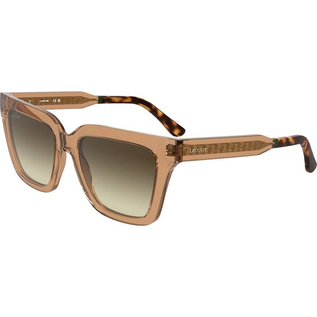 Lacoste L6063S Sunglasses 204 Transparent Brick
