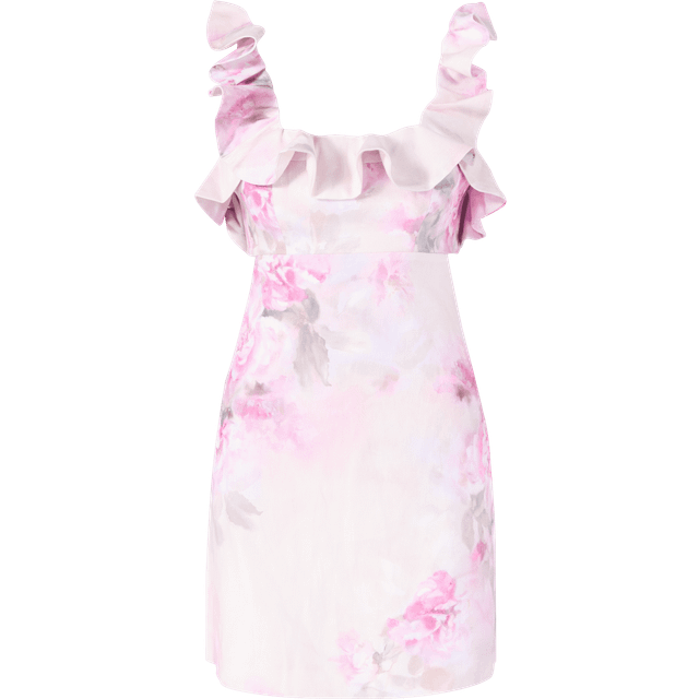Zimmermann, Klänning, Dam, S, Crush Frill Blommig Mini Klänning