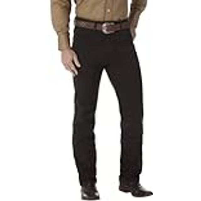 Wrangler Men's Cowboy Cut Slim Fit Jean  Black Chocolate  32W x 36L
