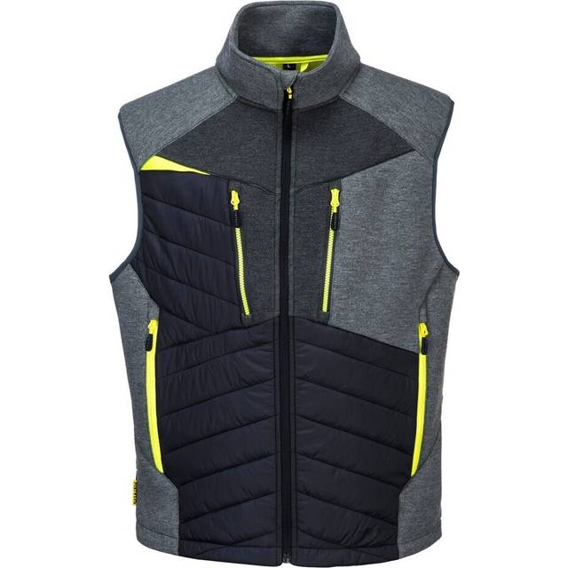 (S, Metal Grey) Portwest Mens DX4 Baffle Gilet