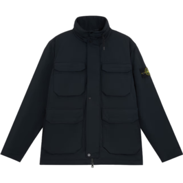 Stone Island Field Jacket Micro Twill Navy