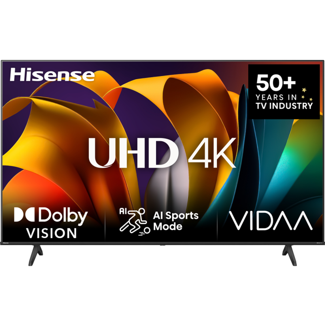 HISENSE 43A6NTUK Smart 4K Ultra HD HDR LED TV with Amazon Alexa, Black