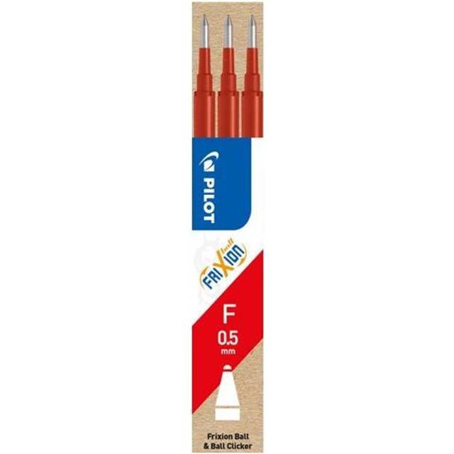 Pilot Refill Frixion 0,5mm röd 3/fp