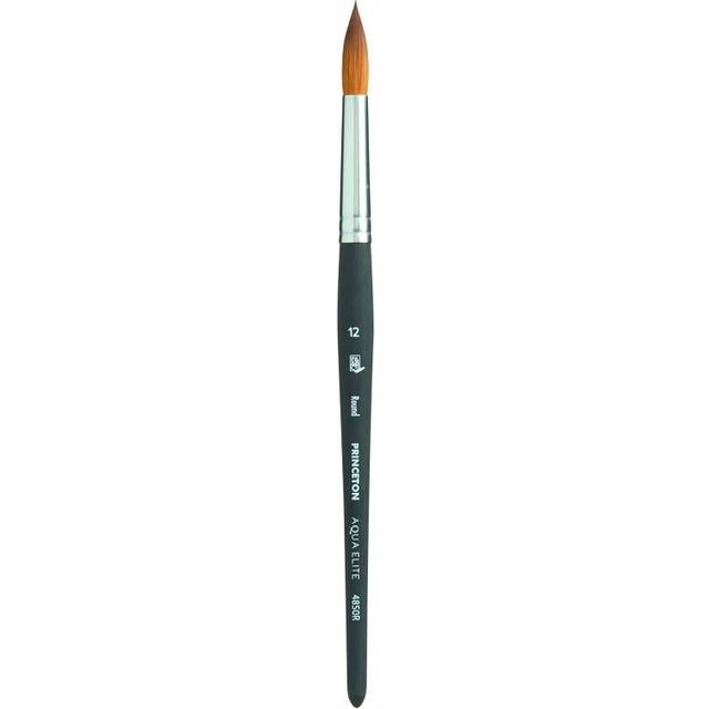 Princeton : Aqua Elite : Synthetic Kolinsky Sable : Watercolour  Brush : Series 4850 : Short Handle : Round : Size 12