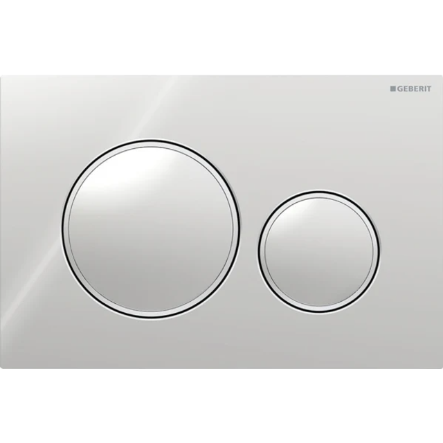 Flush plate wc duofix Sigma 20, Chrome (115.882.KH.1) - Geberit
