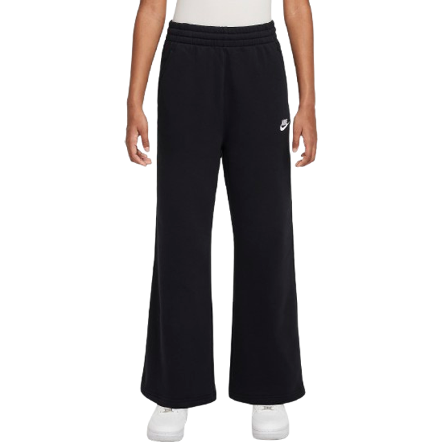 Nike Girls' Club Wide Leg Joggers Junior - Black - 10-12Y