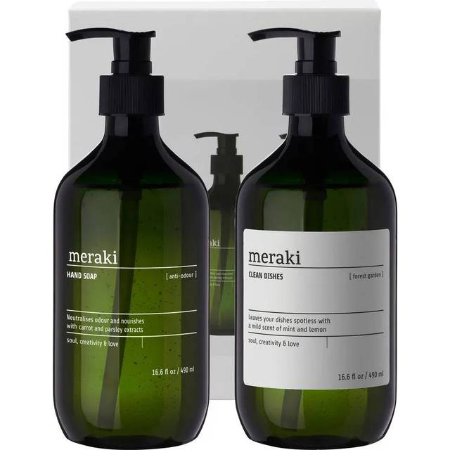 Meraki Meraki gift set hand soap and dish soap Anti-odor forest garden