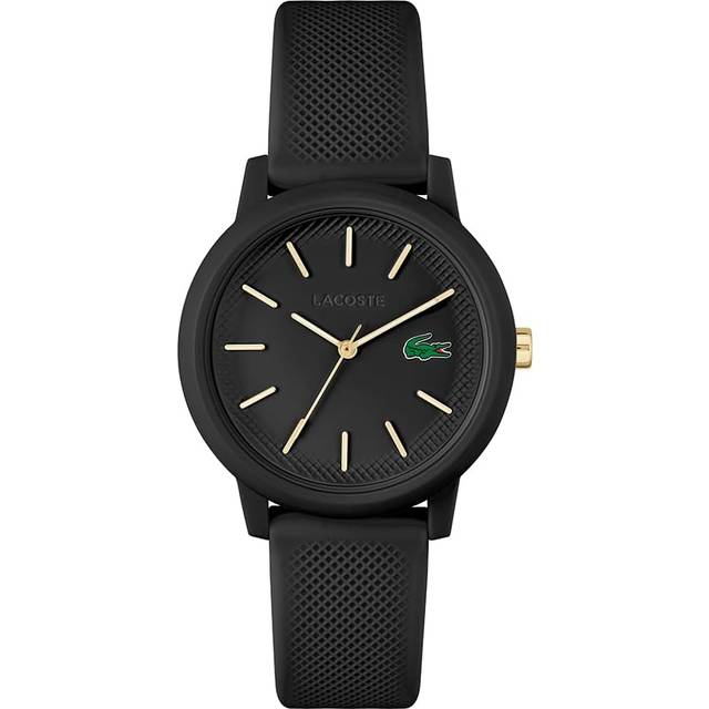 Lacoste Black Rubber 12.12 Watch