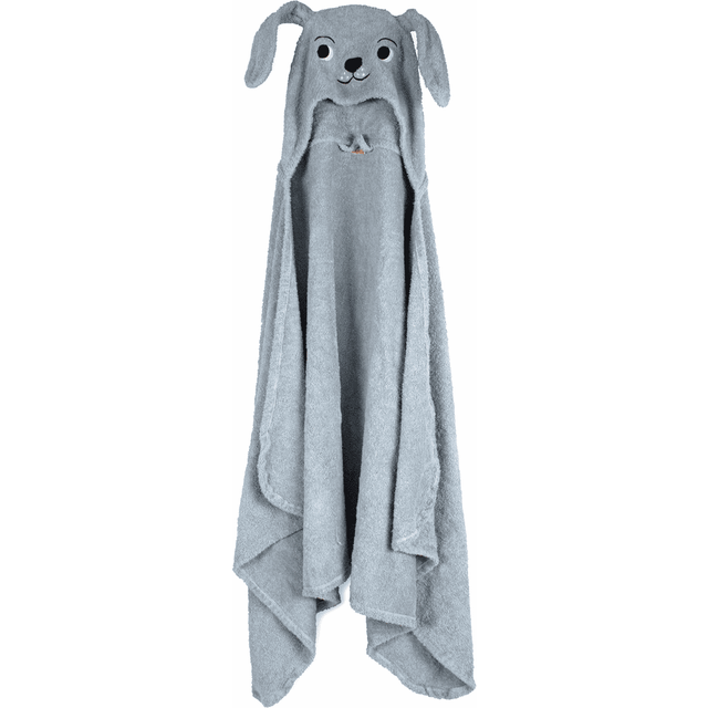 FILIBABBA Hare Hooded Towel |Blå |One Size