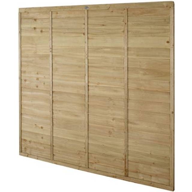 Super Lap Pressure Treated Fence Panel 6ft x 6ft (1.83m x 1.83m) - Green
