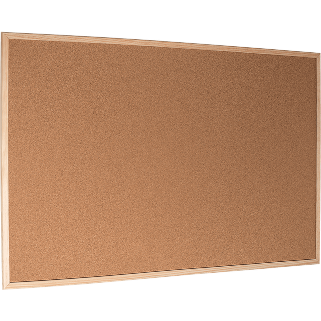 Esselte Anslagstavla kork m/ träramstativ 90x120