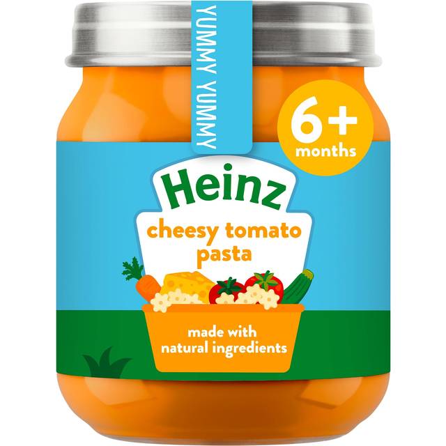 Heinz By Nature Cheesy Tomato Pasta Baby Food Jar 6+ Months 120g