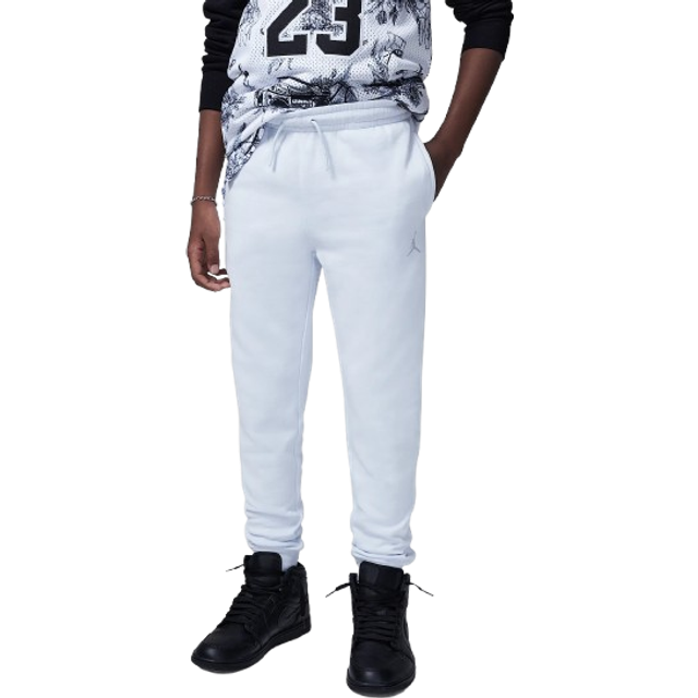 Jordan Junior Brooklyn Essentials Fleece Pant - White - Size S/B