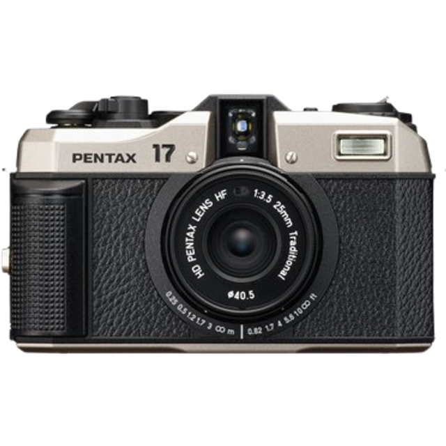 PENTAX 17 kompakt filmkamera med fast brännvidd designad för att fånga halvstora fotografier