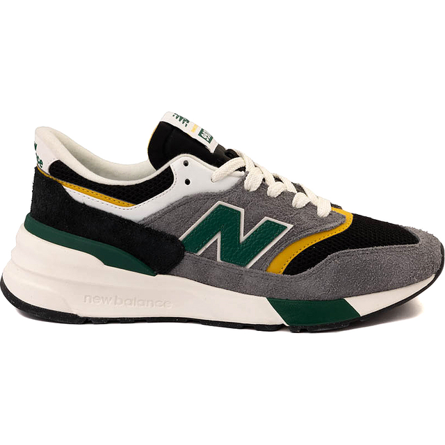 U997 Suede Trainers - grey/green - 43 (9)