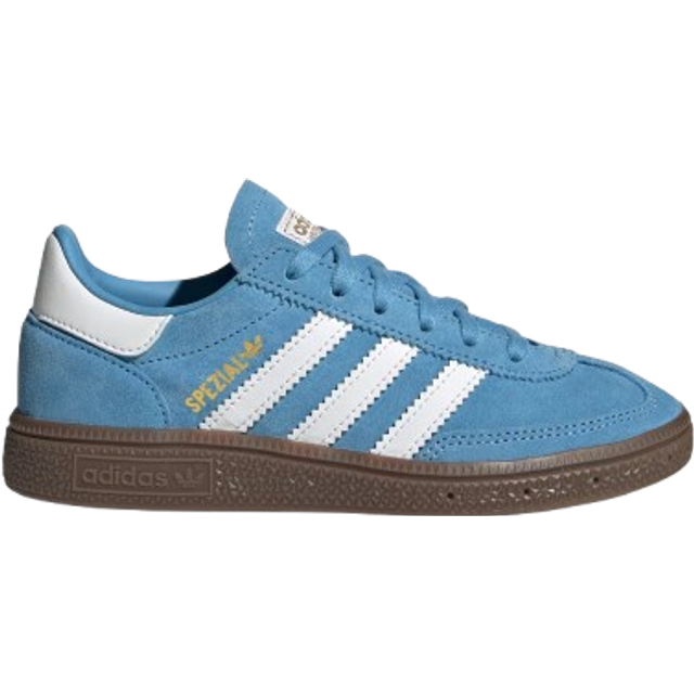 Adidas Kids Handball Spezial Youth Trainers Light Blue White Gum, 13 Youth - 13 youth